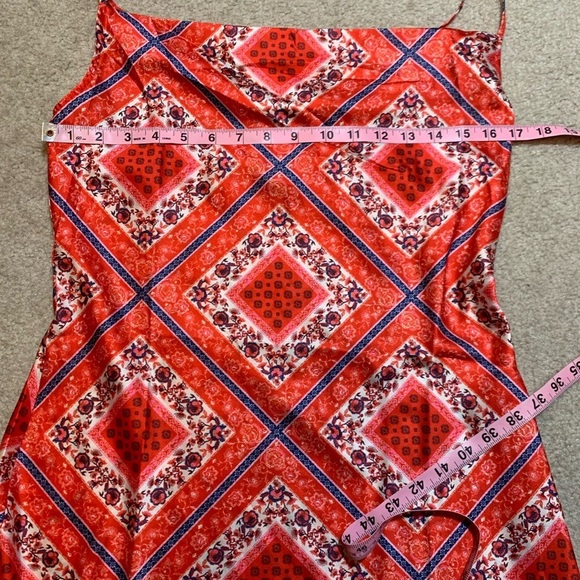 NWT Skies Are Blue Midi Floral Slip Dress Women Small Adjustable Straps - Picture 6 of 8